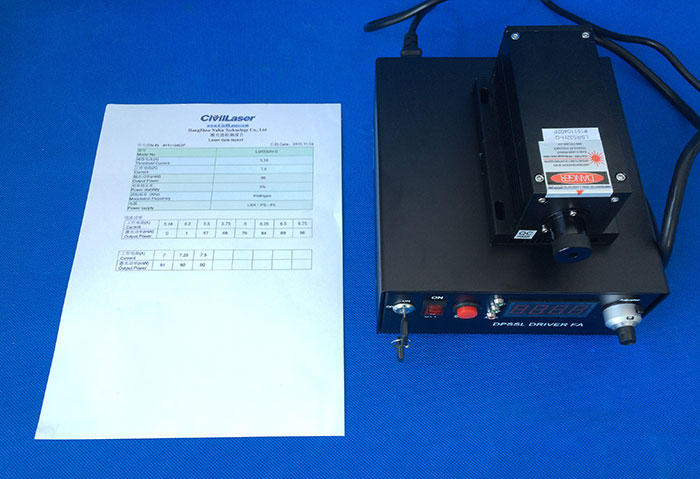 532nm pulsed laser